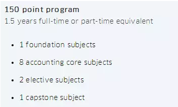 墨大会计专业项目结构：分为2年制和1.5年制。